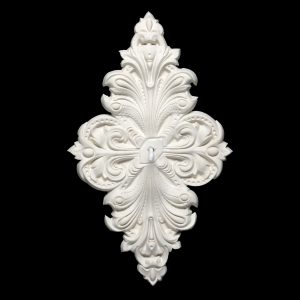 CCR-09P / R502S Ornate Leaf Oval Rose Solid