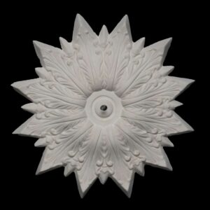 CCR-27P / R498S Regency Twelve Star Ceiling Rose Solid