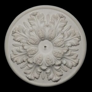 CCR-29P / R484AS Small Plume Ceiling Rose Solid