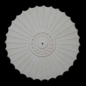 CCR-31P / R478S Art Deco Fan Ceiling Rose Solid