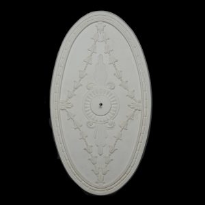 CCR-33P / R497S Swag Oval Ceiling Rose Solid