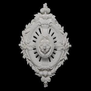 CCR-42V / R438V Fruit Bowl Oval Ceiling Rose Vented