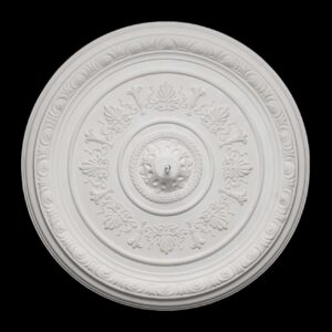 CCR-43P / R473S Fleur de Lys Ceiling Rose Solid