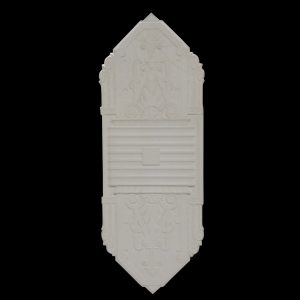 CCR-47P / R523S Large Art Deco Oblong Ceiling Rose Solid