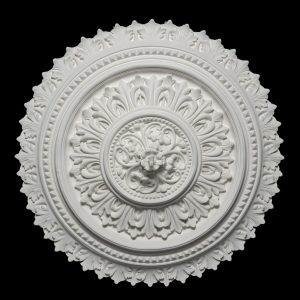 CCR-48P / R247S Queen's Crown Dulwich Ceiling Rose Solid