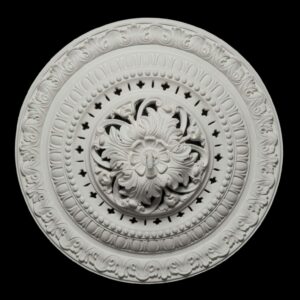 CCR-52V / R325V Egg, Dart and Leaf Ceiling Rose Vented