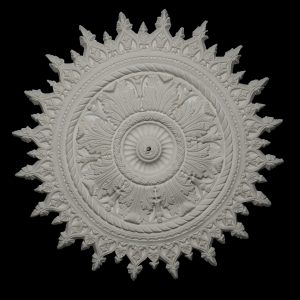 CCR-58P Rope and Spike Ceiling Rose Solid