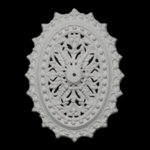 CCR-60V / R450V Medallion Oval Ceiling Rose Vented