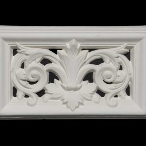 CCV-09 Large Thistle Fleur de Lys Framed Wall Vent