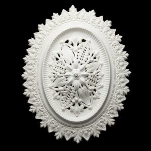 CCR-06AV Dished Oval Ceiling Rose Fully Vented