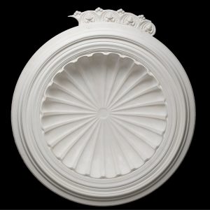 CCD-06F Ornate Floral Fringe with Fluted interior Dome