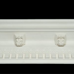 CCO-48A Large Egg and Dart Creeping Drip with Block Cornice