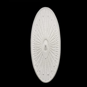 CCR-34P / R499S Regency Oval Rose Ceiling Rose Solid
