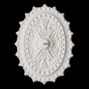 CCR-60P / R450S Medallion Oval Ceiling Rose Solid