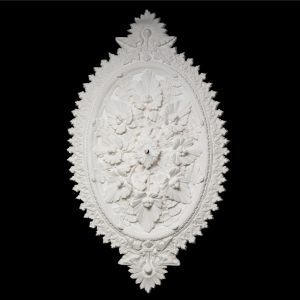 CCR-56P / R430S Lily Oval Ceiling Rose Solid