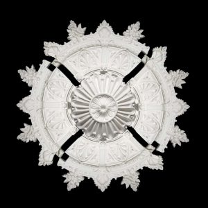 CCR-100P / R010S Large Grange Set Five Piece Ceiling Rose Solid