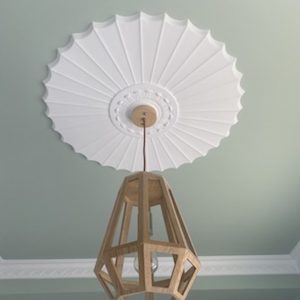 LS-29 Santon 1 light Timber Veneer Pendant
