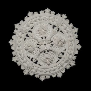 CCR-03V / R240V Rosebowl Smaller Fringe Ceiling Rose Vented