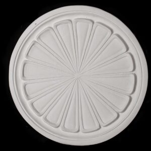 RCH-03S Sliced Orange Round Ceiling Rose Solid