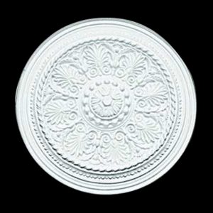 R345S Plain Thistle Ceiling Rose Solid