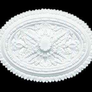 R452S - Medallion B&R Oval Rose Solid