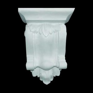 T43 Two Leaf and Two Flute Scroll Truss with Cap