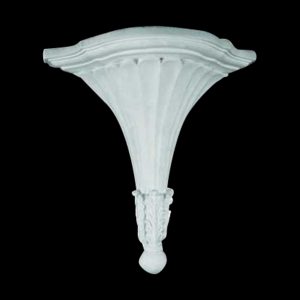 Sleek Three Leaf and Flutes Truss with Cap 340mm x 300mm x 150mm