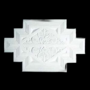 R525 Rectangular Art Deco Rose Solid