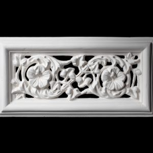 V61 Two Rings and Flowers Wall Vent