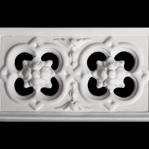 V31 Small Double Flower Plaster Wall Vent