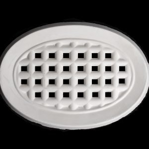 V46 Oval Grid Wall Vent