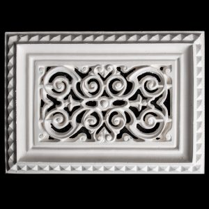 V82 Ornate Swirls Wall Vent