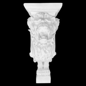 Roaring Full Body Lion Truss with Cap in Cement