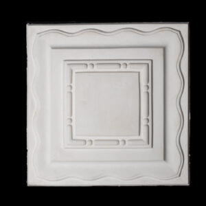 R581S Wavy Square Ceiling Rose