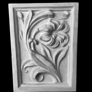 K36 CEMENT Tiger Lilly Large Keystone in Cement
