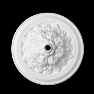 R416 Palmate Centre Ceiling Rose Solid