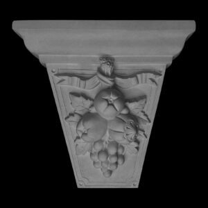 CCT-27 / T36 CEMENT Fruit Truss with Cap in Cement